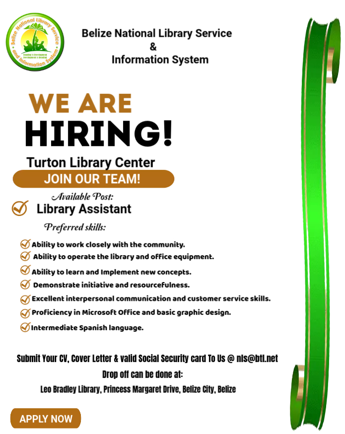Library Assistant Vacancy
