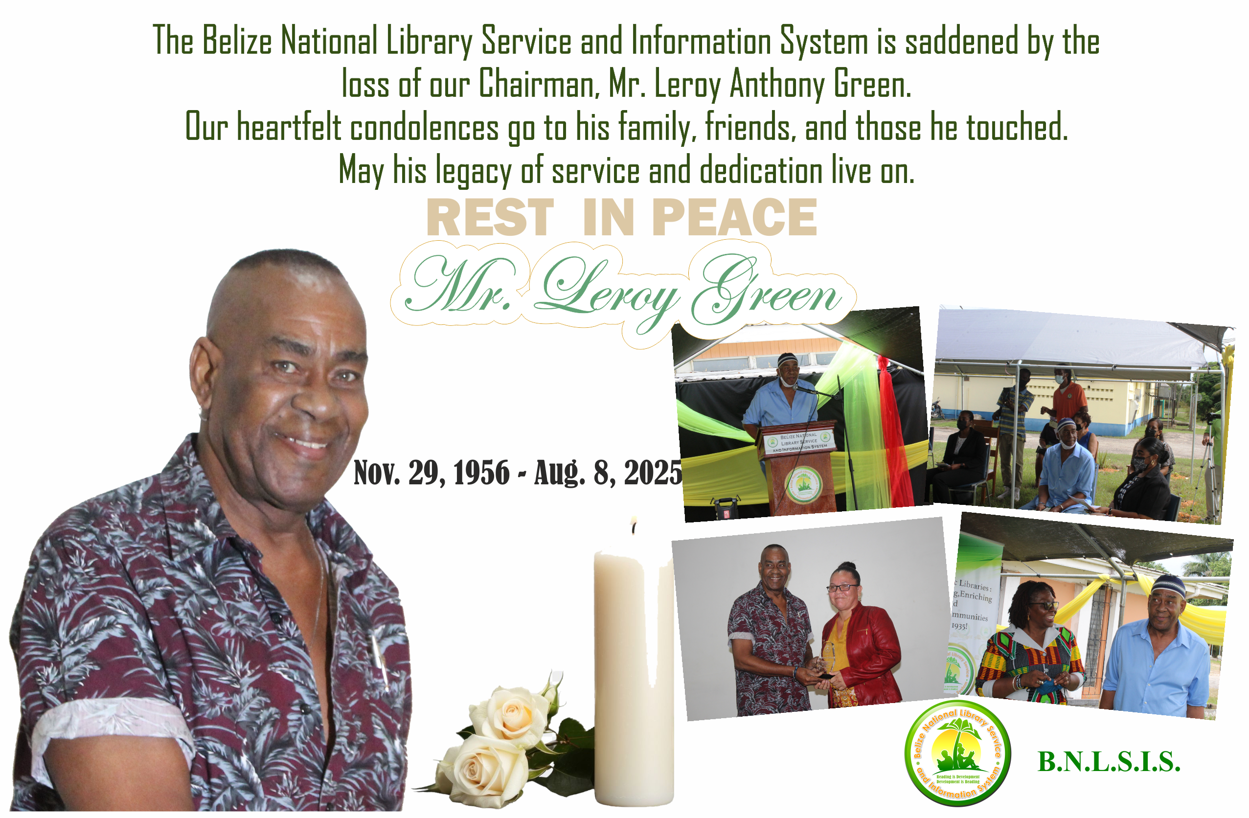 Rest in Peace Leroy Green