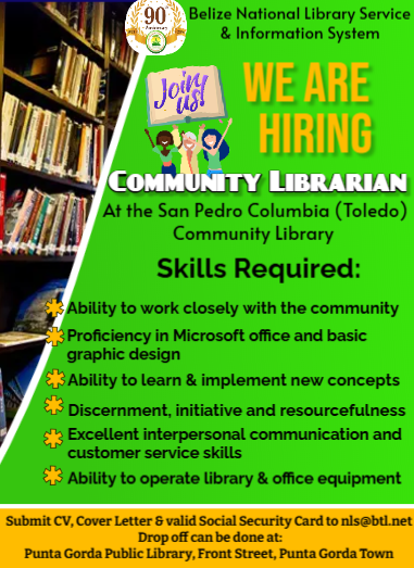 Vacancy at the library