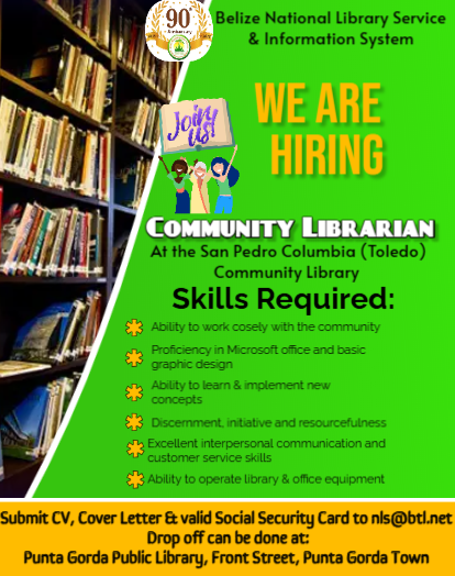 Vacancy at the library